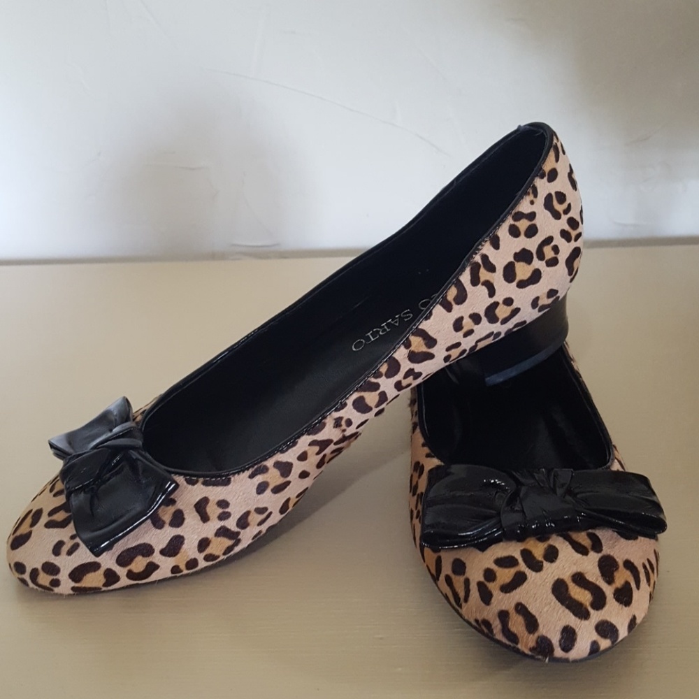 Franco Sarto leopard shoes